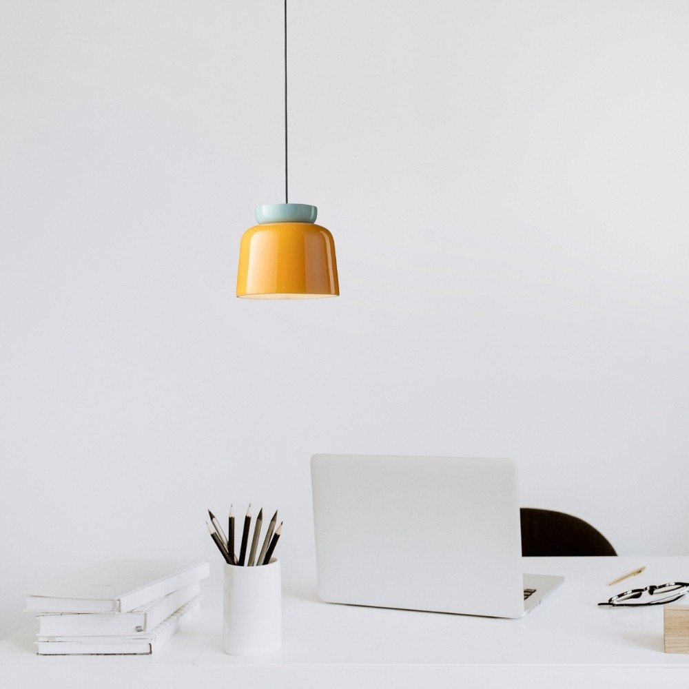 Scandinavian Corcovado Stained Pendant Light K909