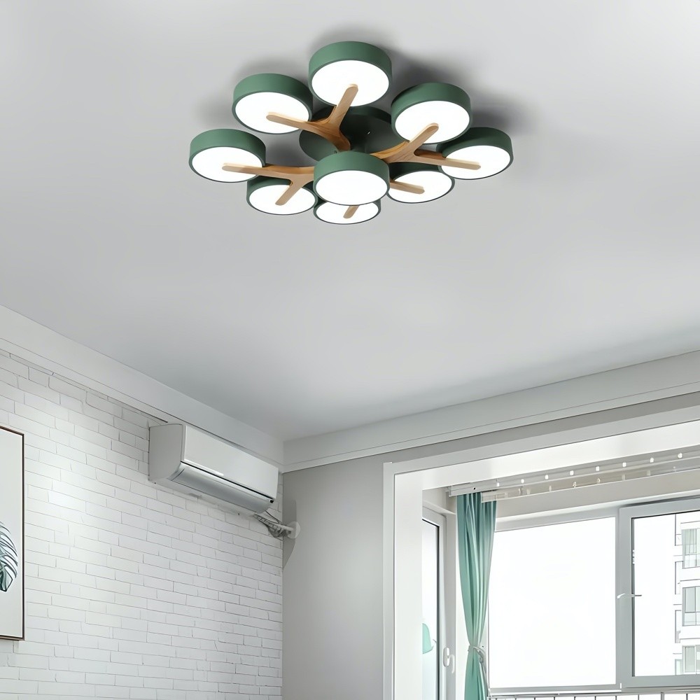 Nordic Semi Flush Branch Led Ceiling Light K939