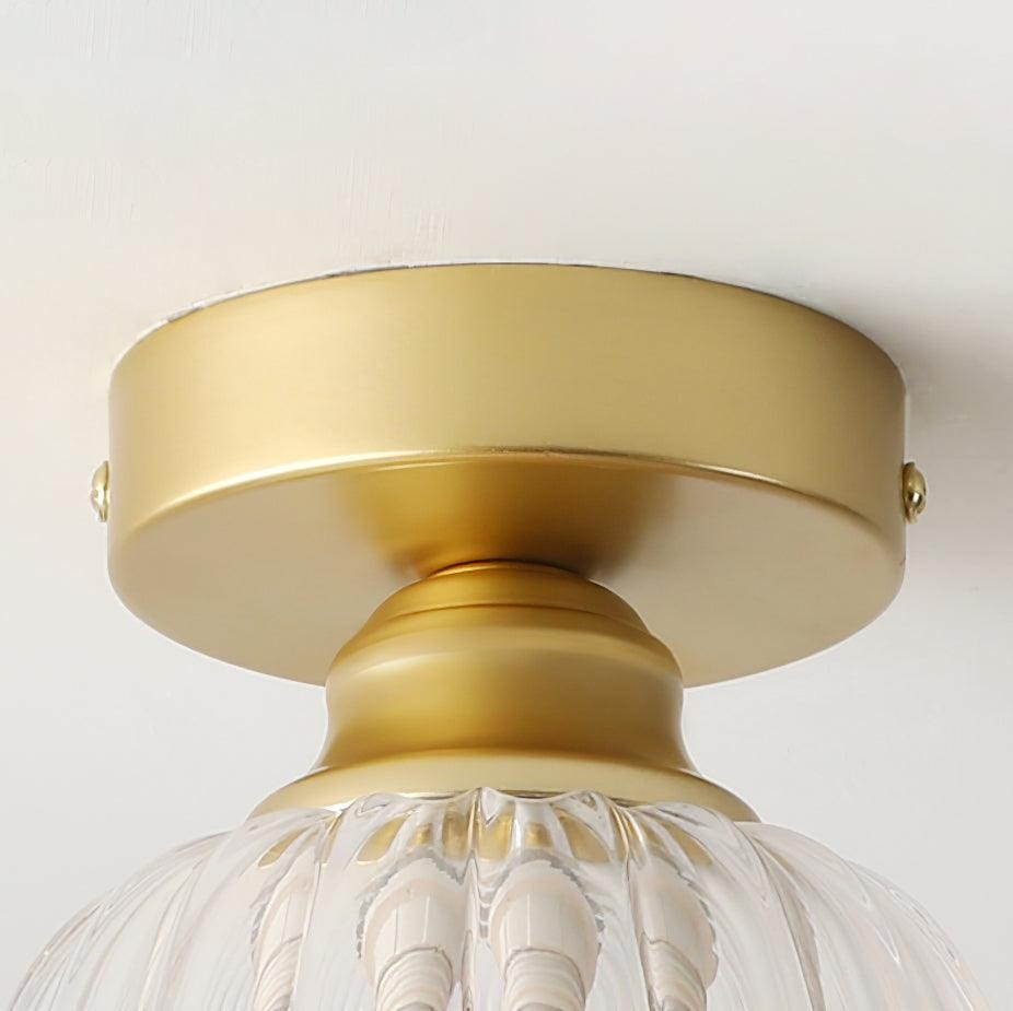 Vintage Glass Flower Ceiling Light K642