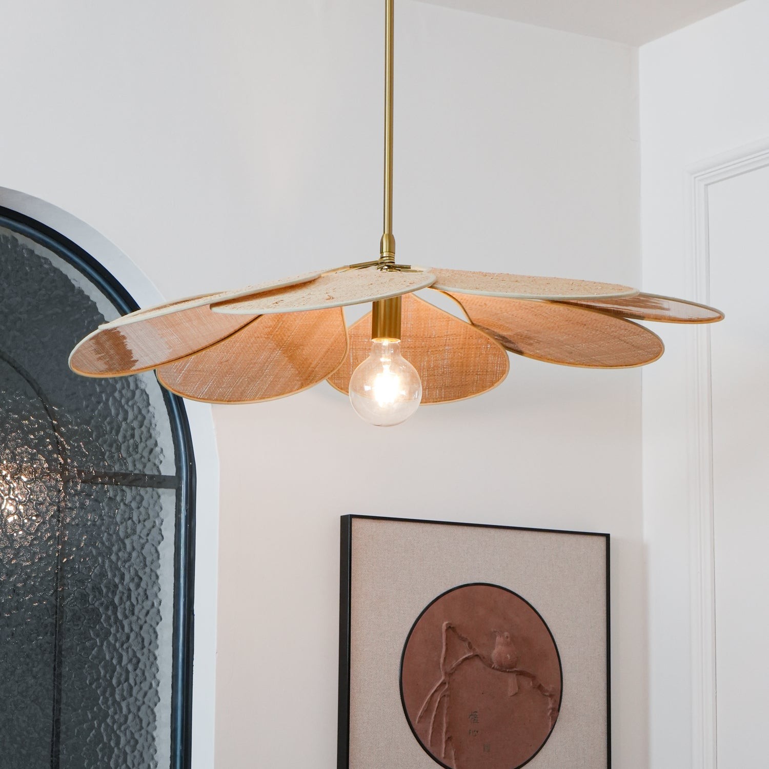 Petals Bloom Rattan Pendant Lamp K588