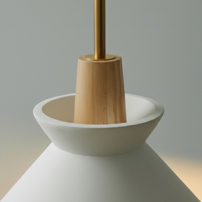 Halotaper Minimalist Tapered Pendant Lamp - Contemporary Decorative Lighting for Home K2244