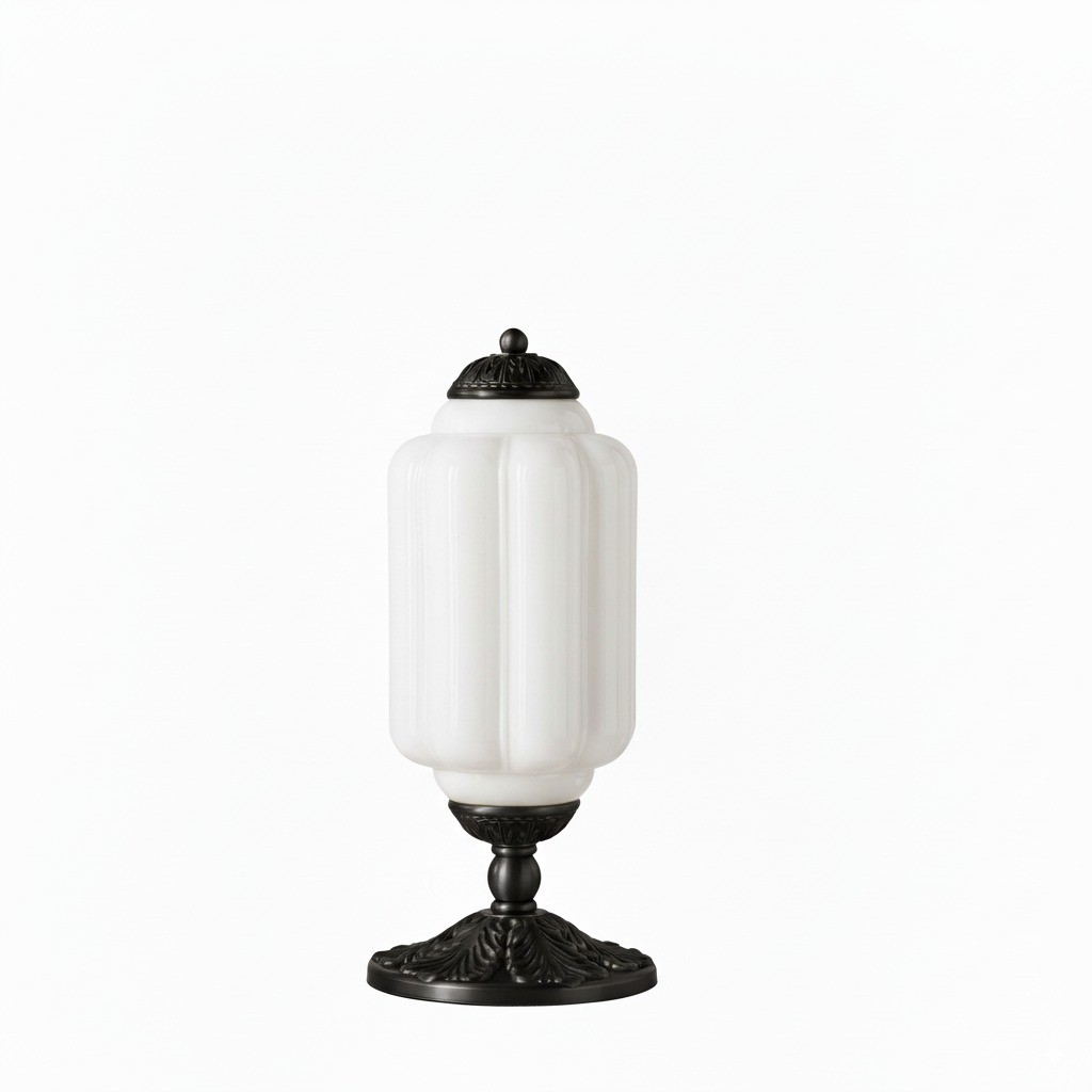 Classic Eloise Glass Table Lamp – Vintage Bedside and Ambient Lighting K885