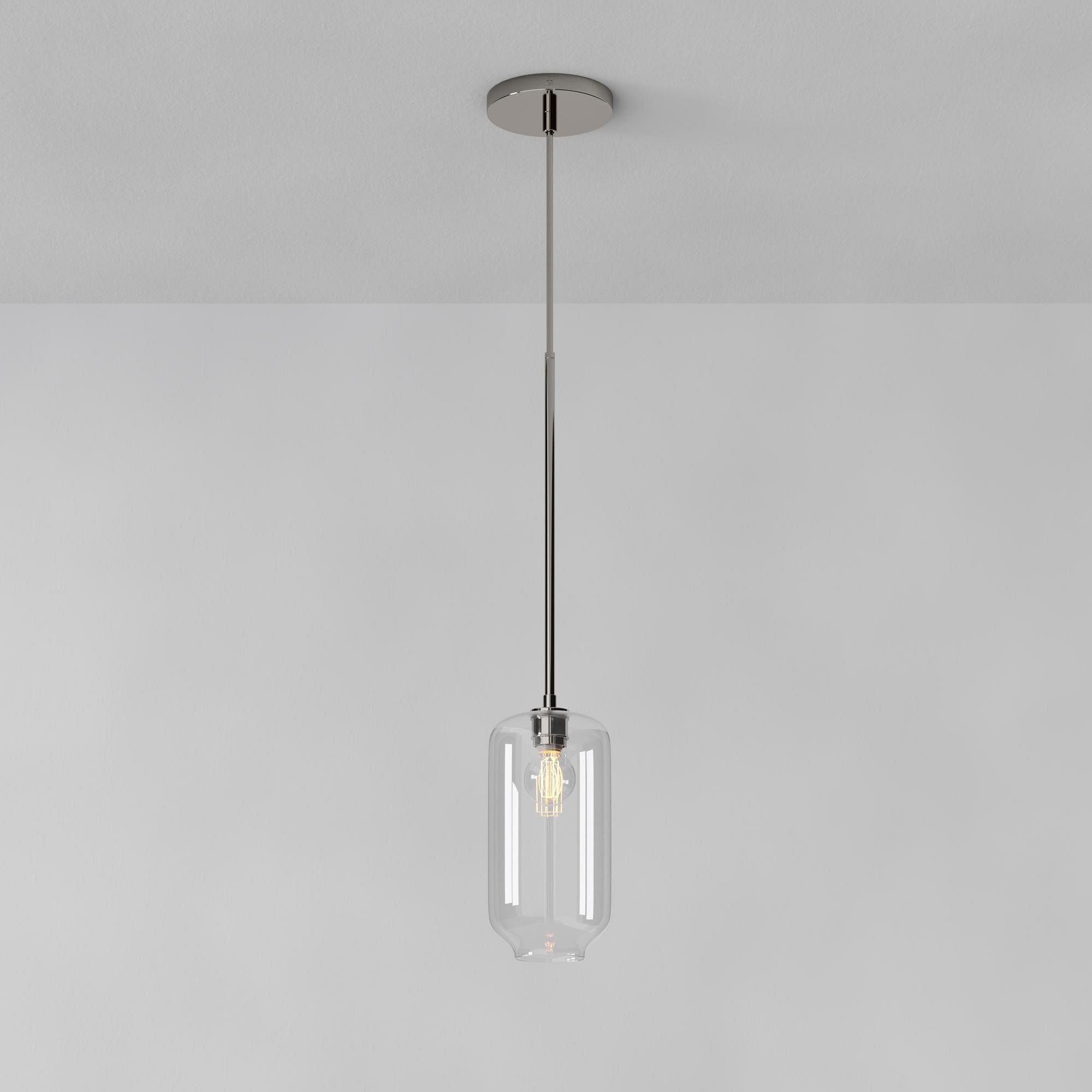 Lumivelle Pebble Pendant Light - Adjustable Glass Shade - Modern Lighting K1403