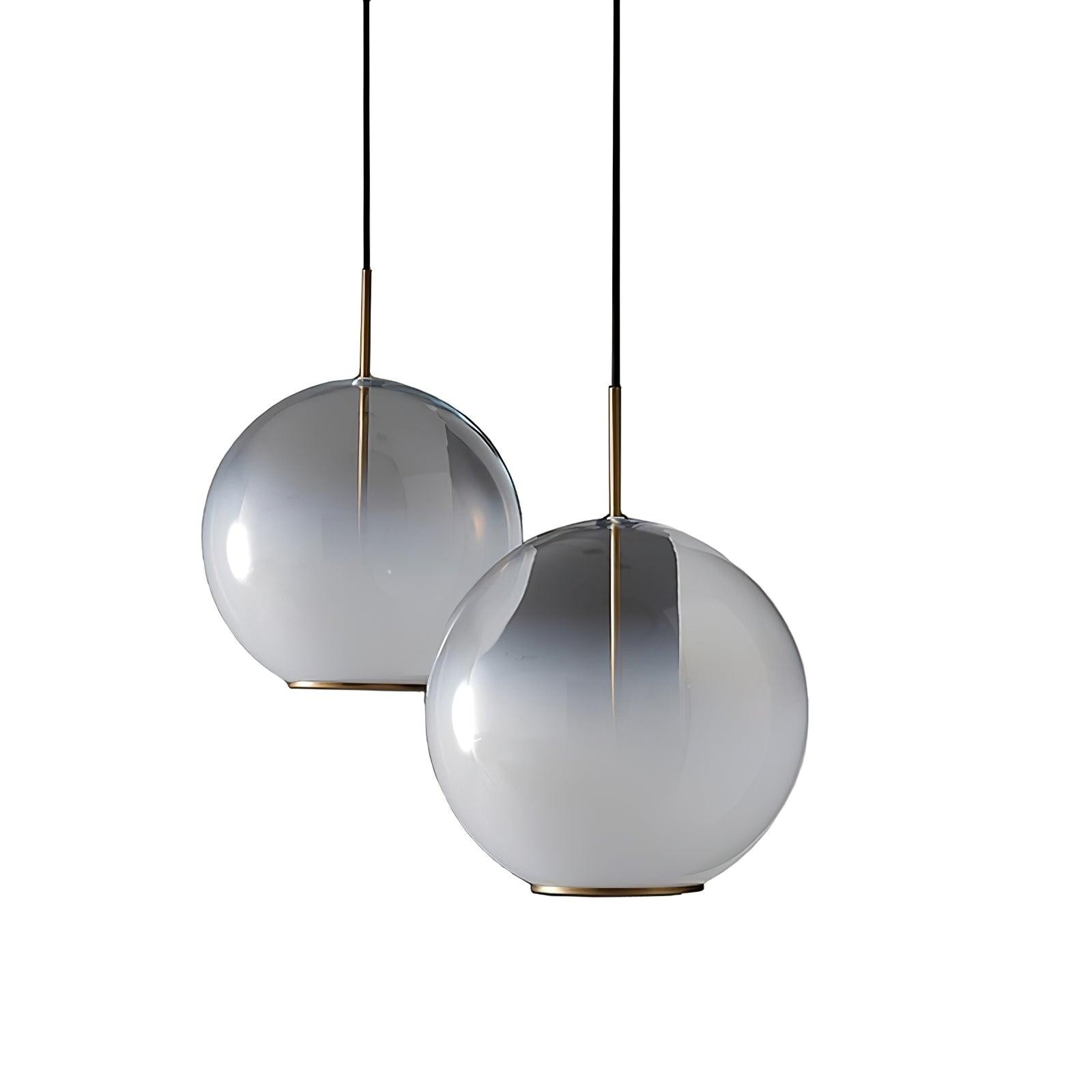Simple Sphere Drop Gradient Glass Pendant Light K702