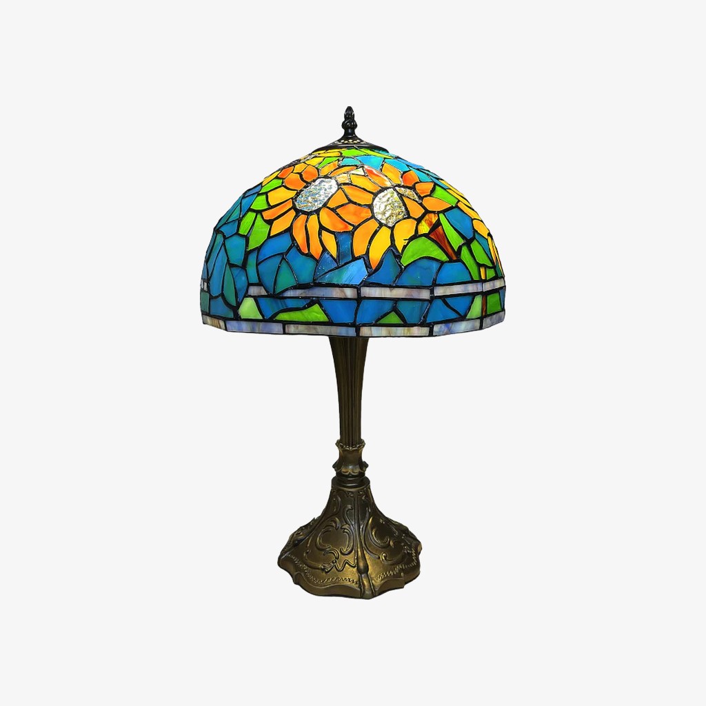 Handcrafted TF Sorenia Shade Lamp - Classic Tiffany Style Lighting for Home & Hospitality K1857
