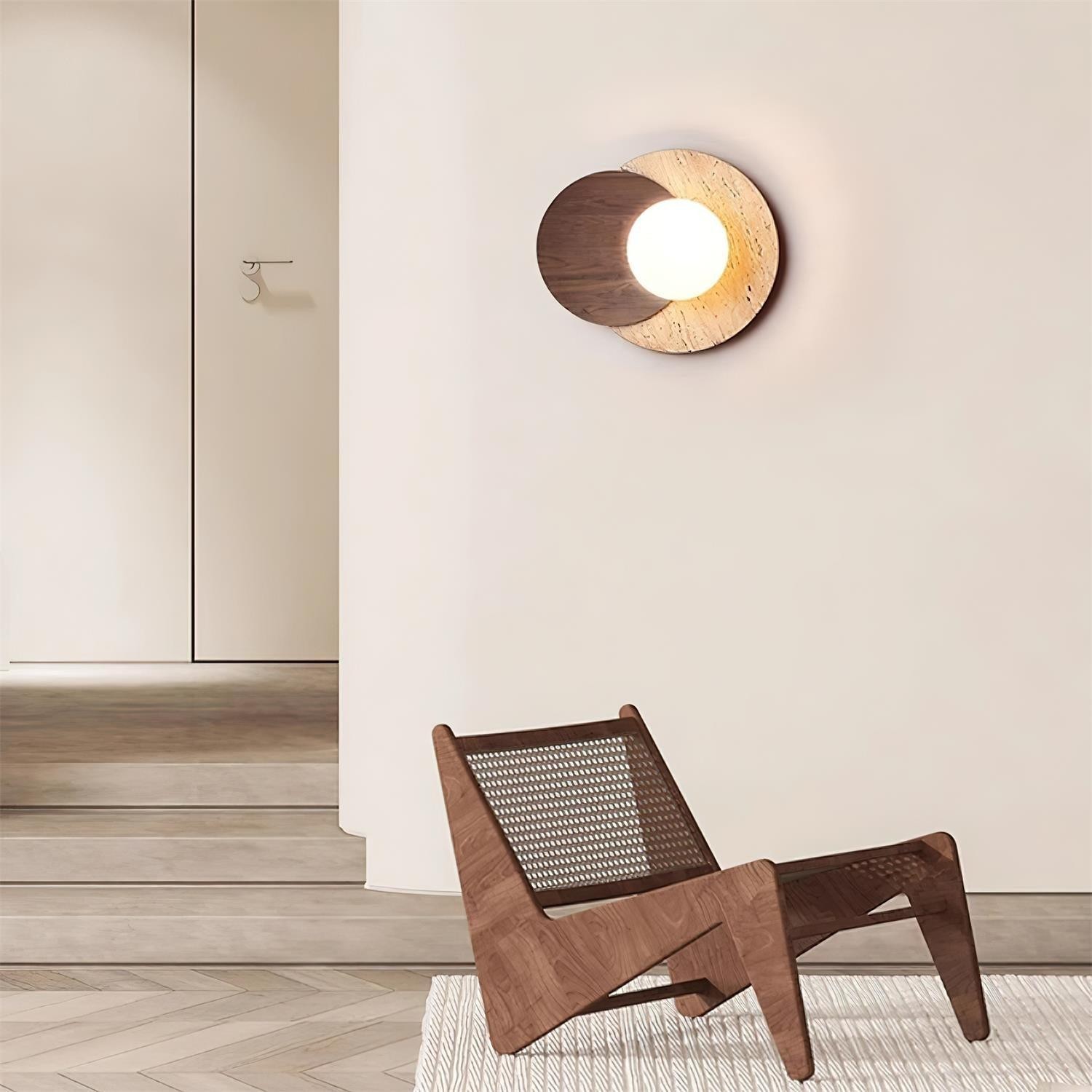 Wabi-sabi Eclipse Plug-In Wall Lamp K476