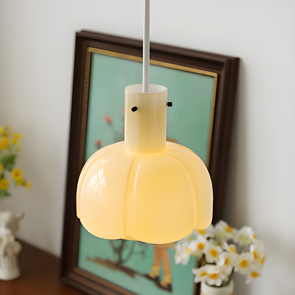 Medieval Flower Bud Glass Pendant Light K164