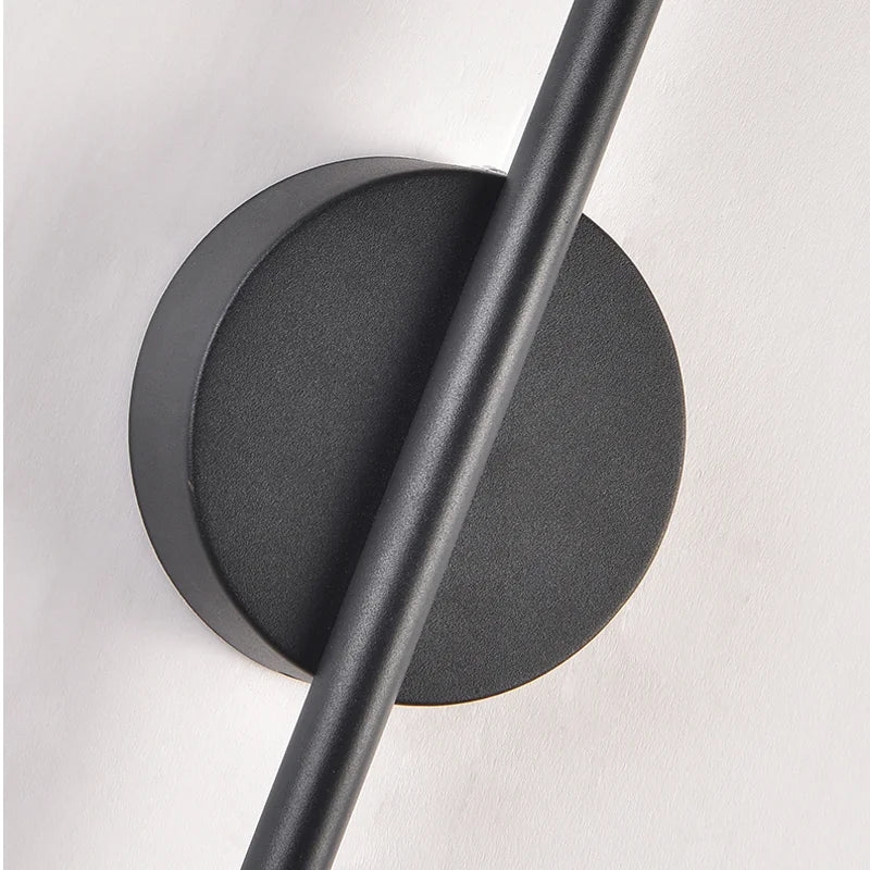Modern Black Aluminum Wall Light D850