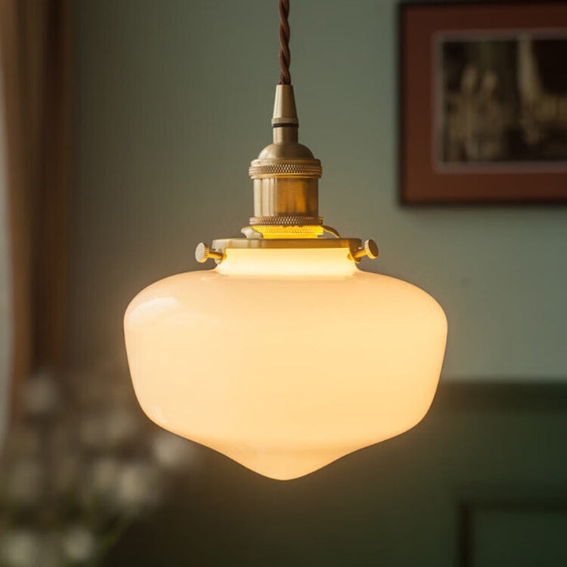 Radiant Lantern Retro Glass Pendant Light D954