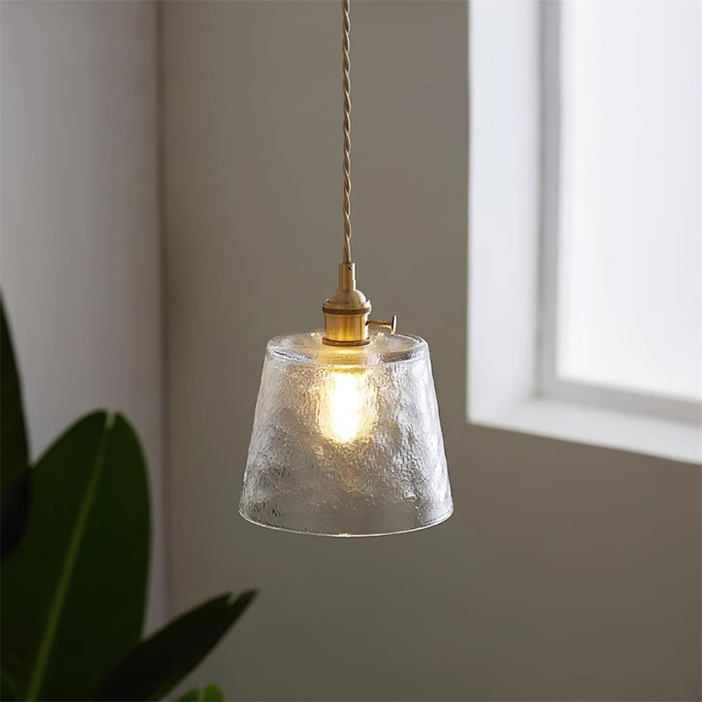 Retro Small Cup Glass Pendant Lamp K305