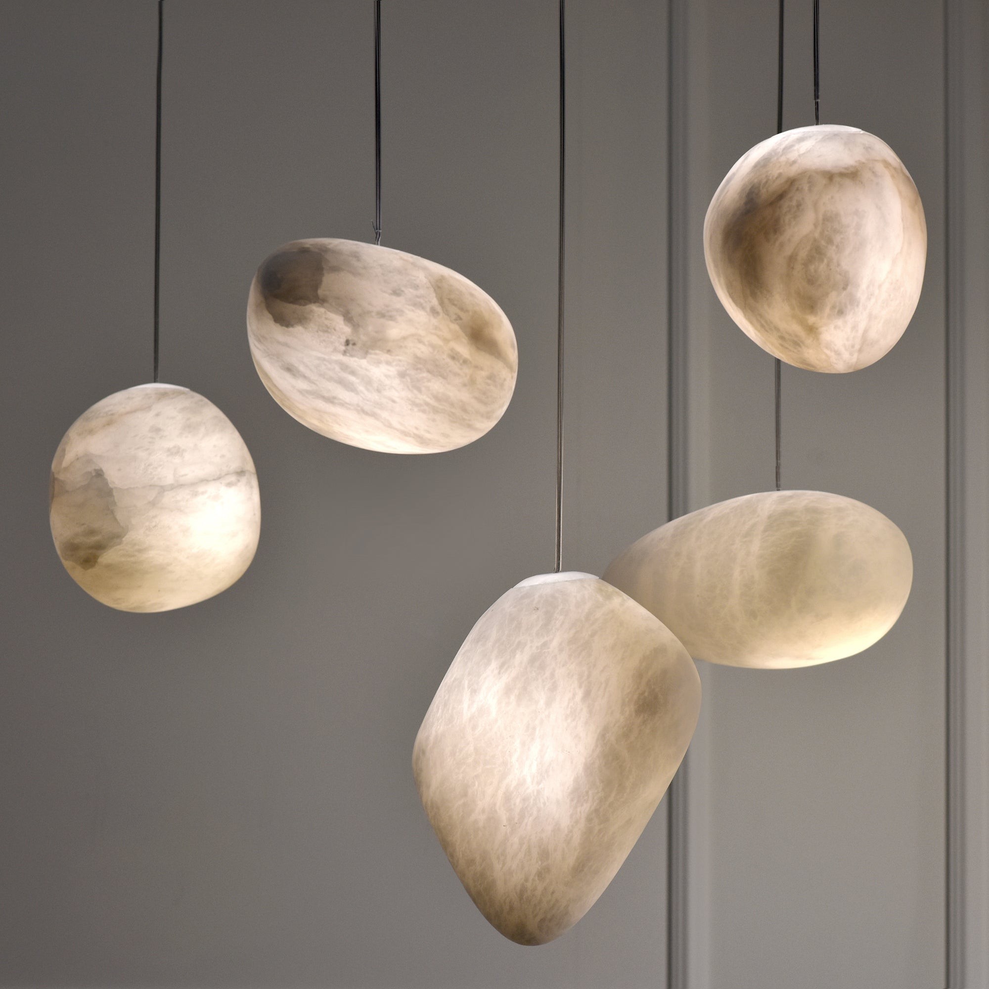 Pebbles Alabaster Pendant Lamp K584