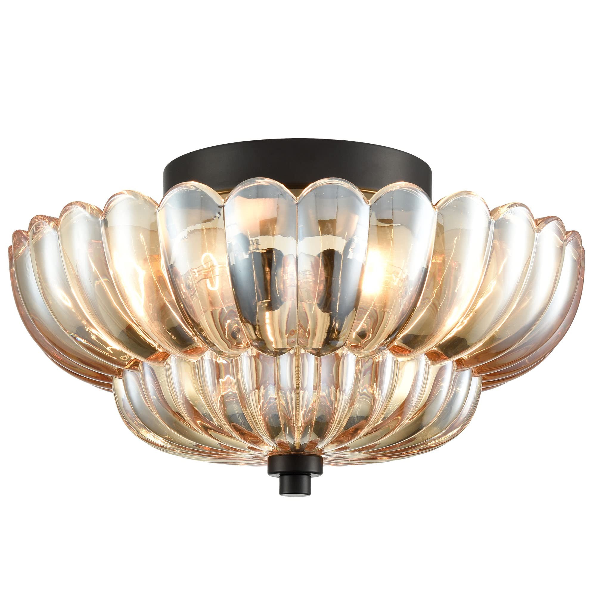Orilanavo Umbrella Glass Ceiling Light - Contemporary Ceiling Lamp for Entryway K871