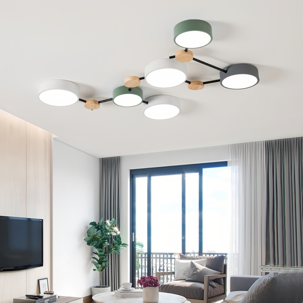 Nordic Wood Branch Led Ceiling Light K932