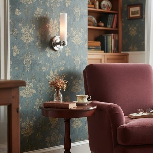 Roven Elegant Cylinder Glass Wall Lamp - Minimalist Wall Sconce for Entryway K1711