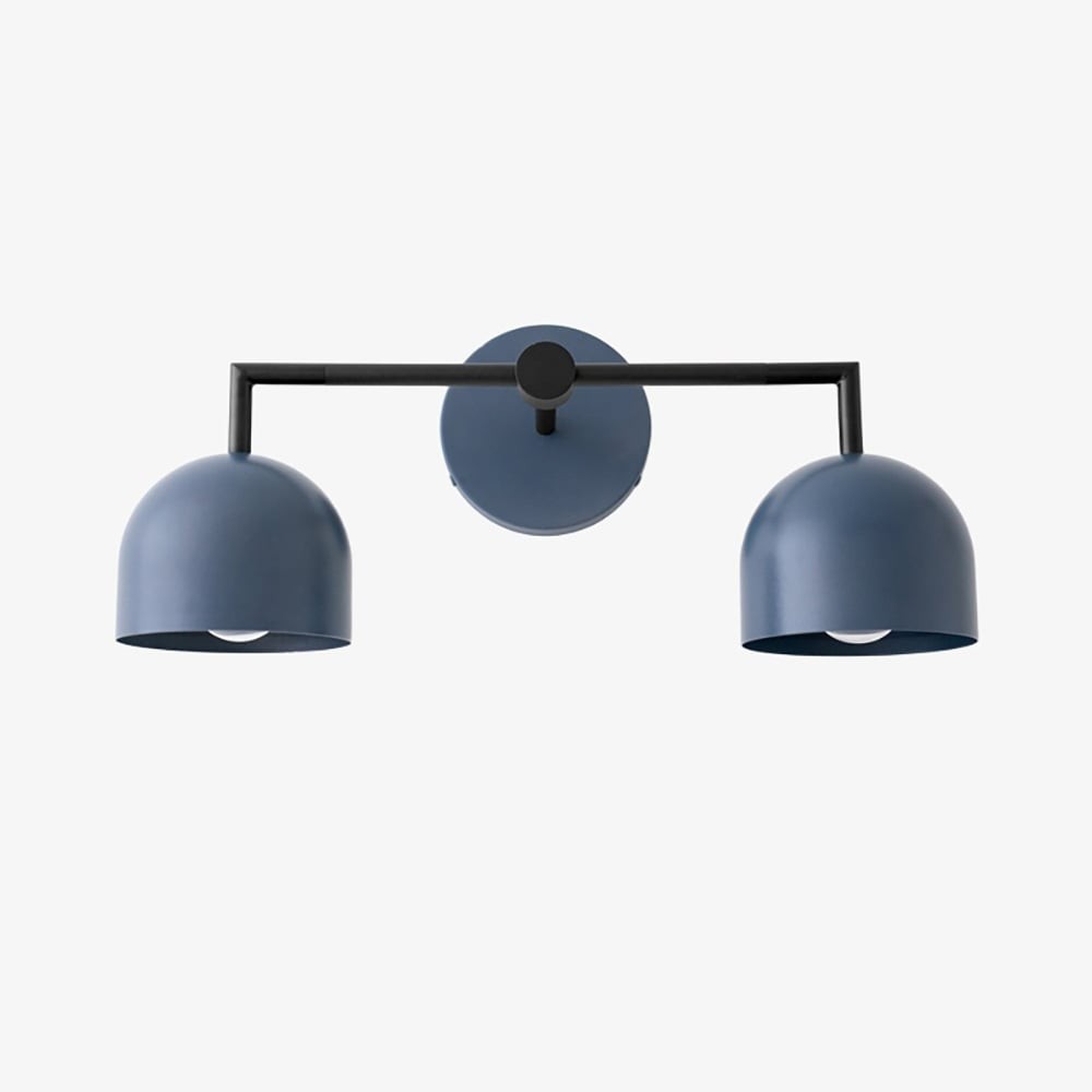 Metio Dome Farmhouse Vanity Wall Lamp - Colorful Dome Wall Sconce for Dressing Room K1596