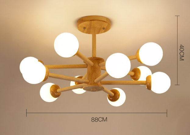 LIGN Wooden Molecular Light