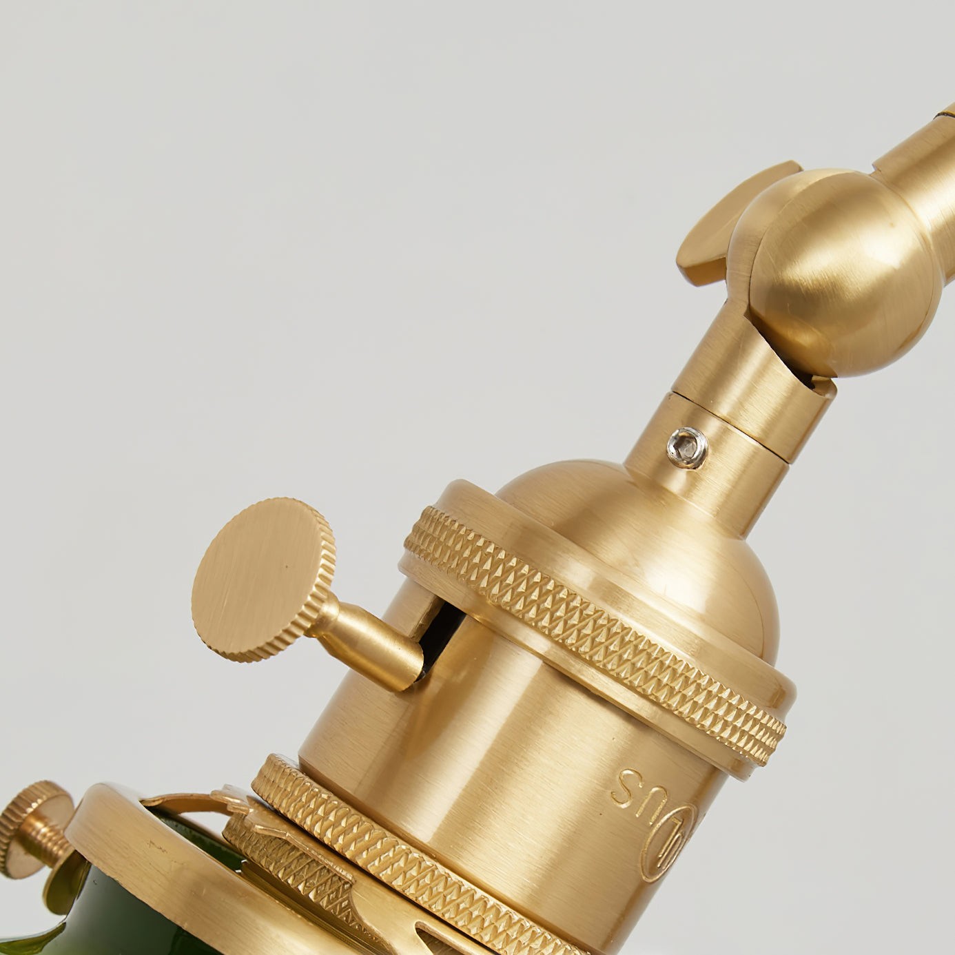 Personalized Green Bell-Shaped Wall Lamp K414