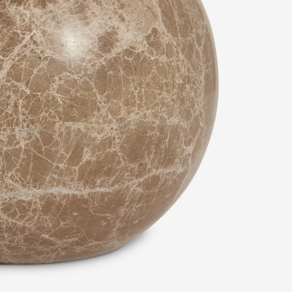 Cordove Sculptural Sphere Base Table Lamp - Accent Lighting for Living Room K2052