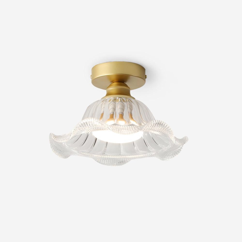 Vintage Glass Flower Ceiling Light K642