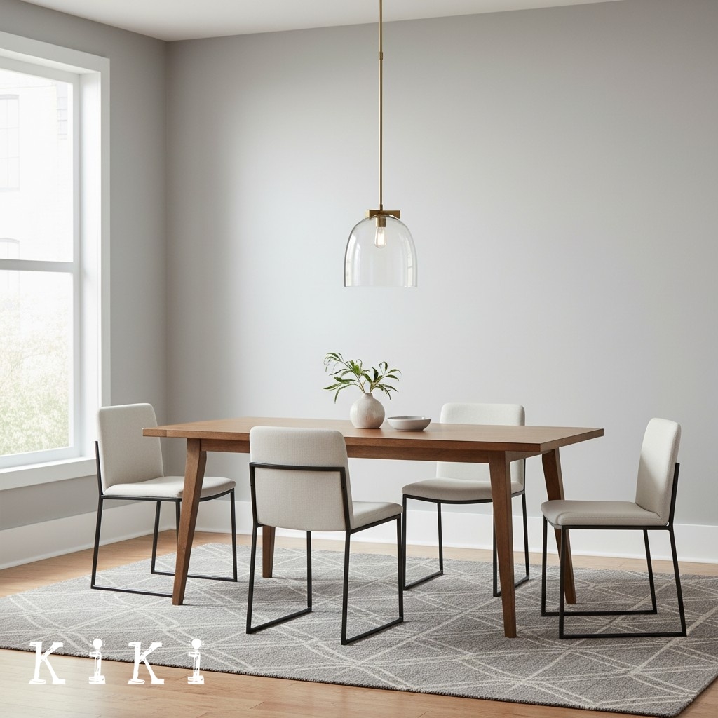 Auria Clear Glass Pendant Light - Stylish Dome Pendant Lamp for Kitchen and Lounge K1290