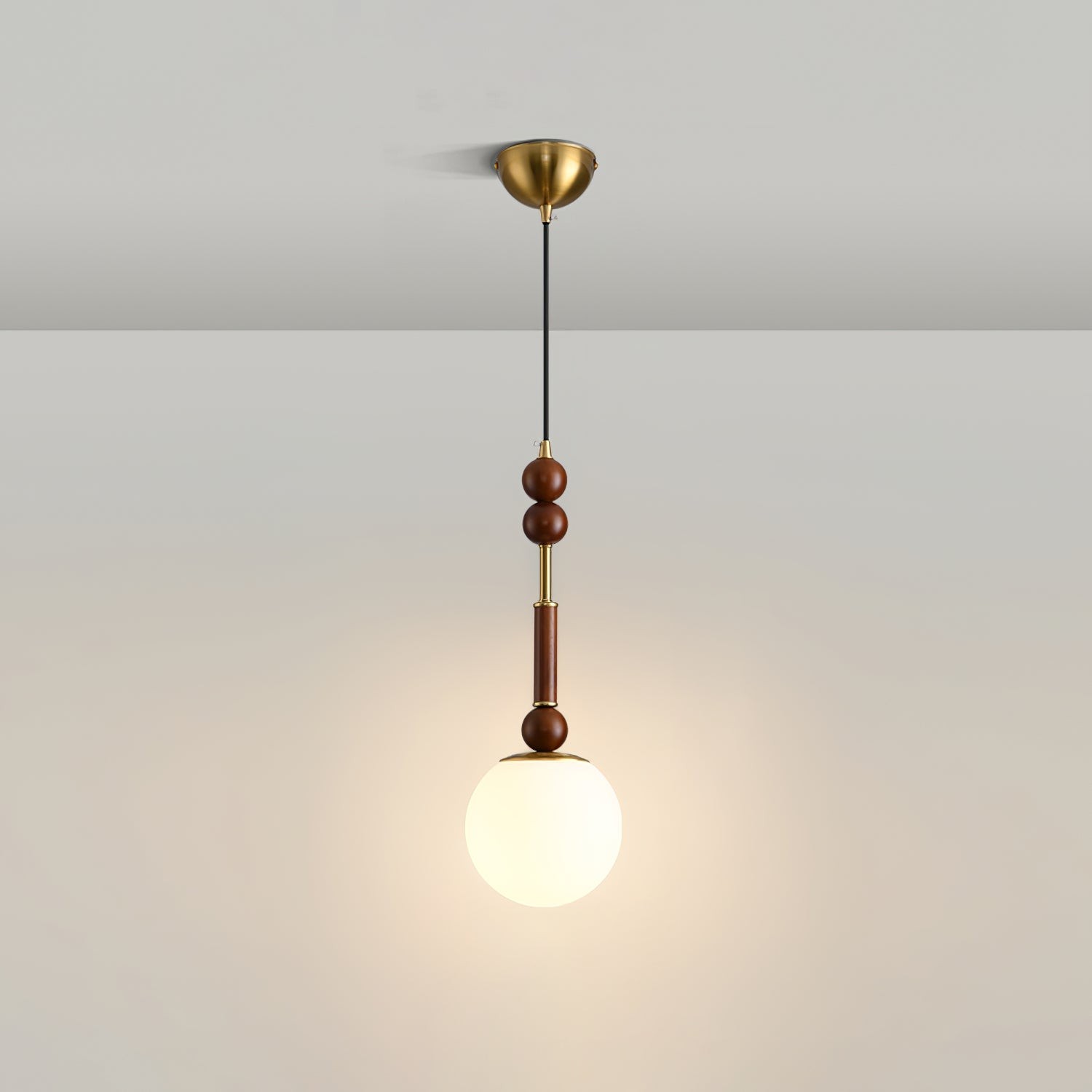 Retro Solid Wood Series Pendant Lamp K637