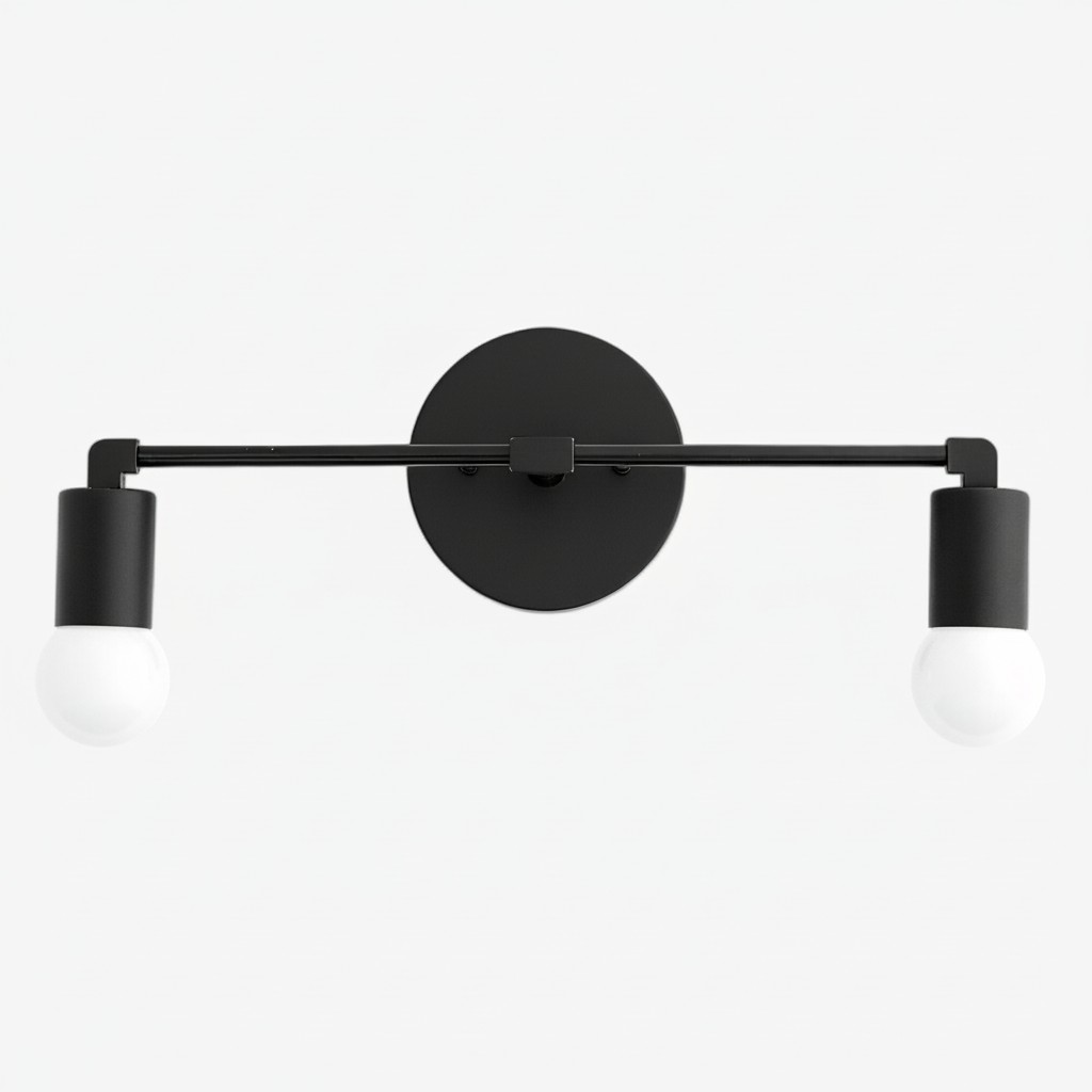 Mobilux Line industrial Bathroom Vanity Light - Minimalist Wall Sconce - Elegant Fixture K1473
