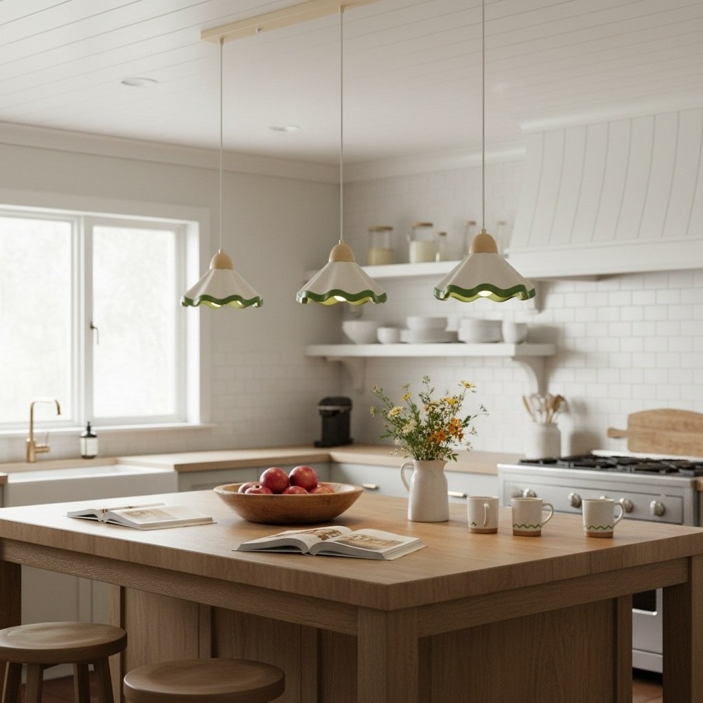 Moliro Minimalist Gently Curved Pendant Light for Kitchen and Dining Room K2092