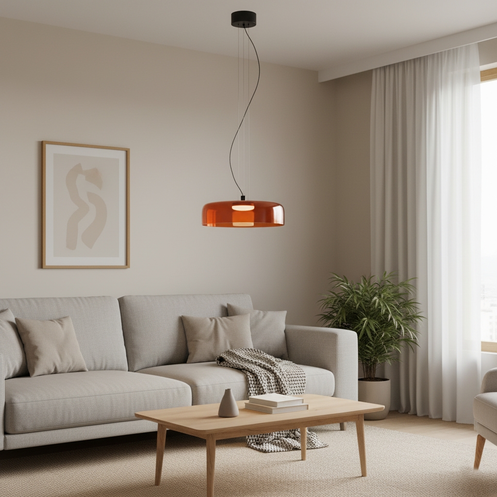 Nordic Celestial Glass Pendant Light D908
