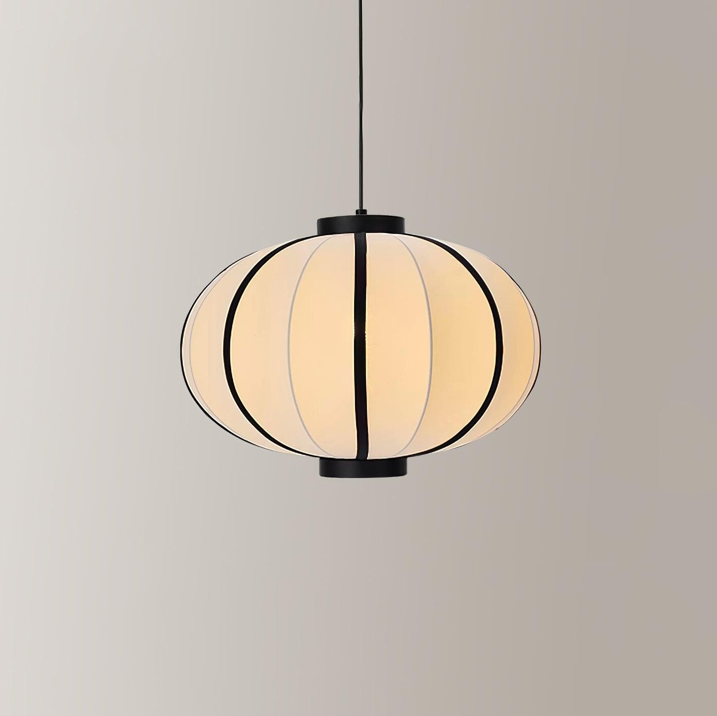Minimalist Black and White Lantern Pendant Lamp K593