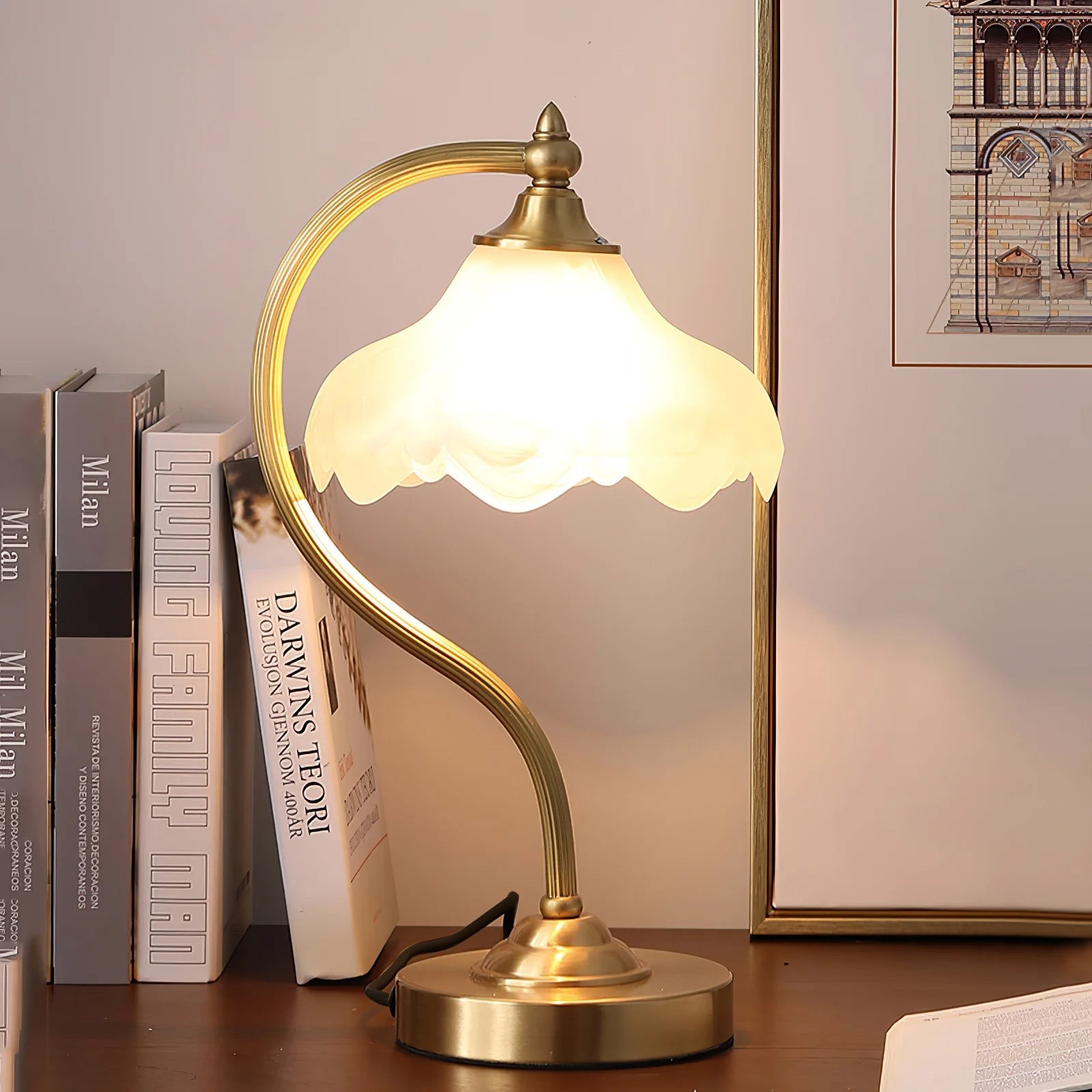Magnolya Flower Table Lamp K1048
