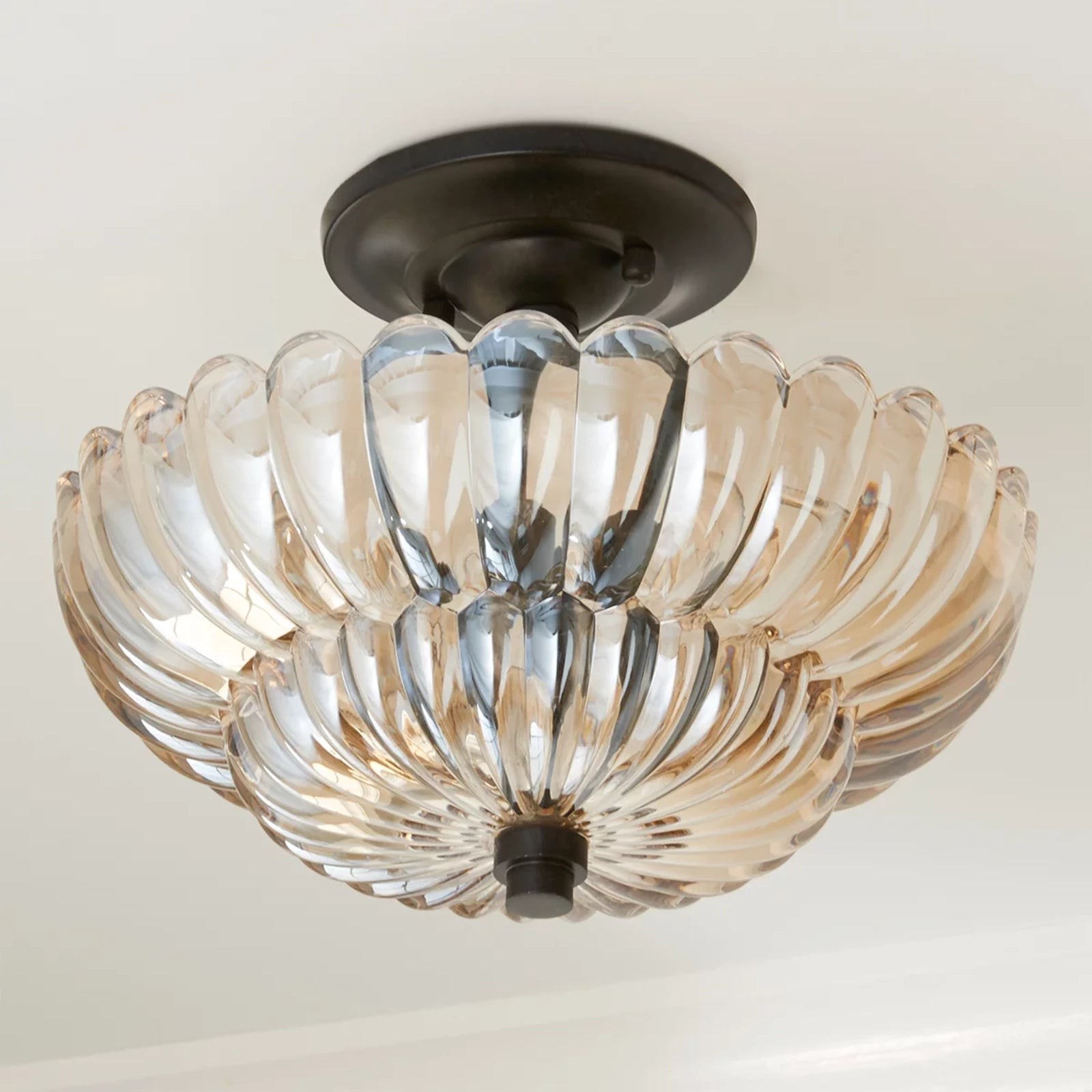 Orilanavo Umbrella Glass Ceiling Light - Contemporary Ceiling Lamp for Entryway K871