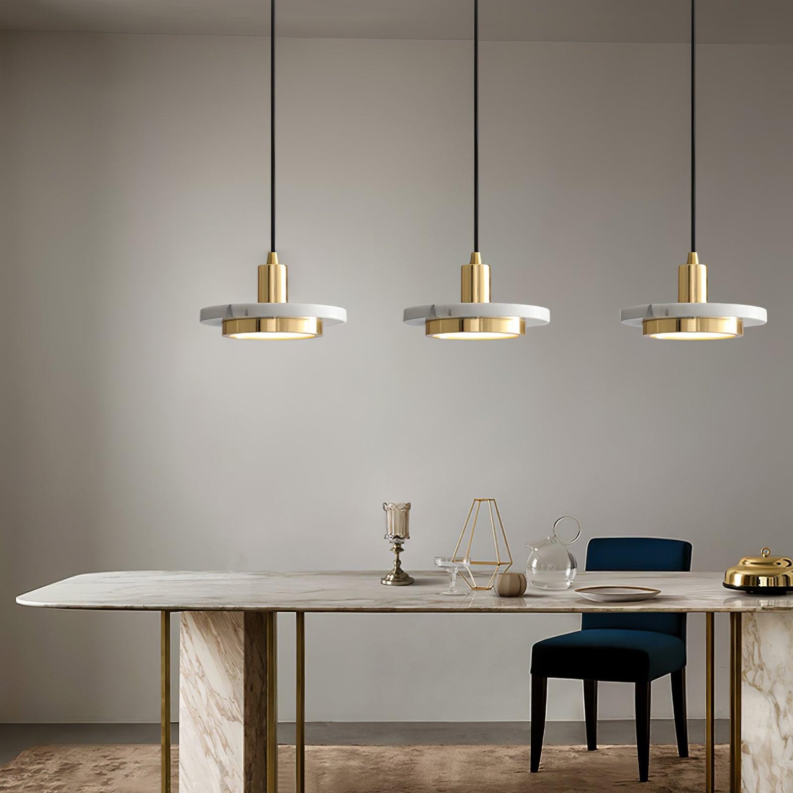 Double Circle Pendant Light K357