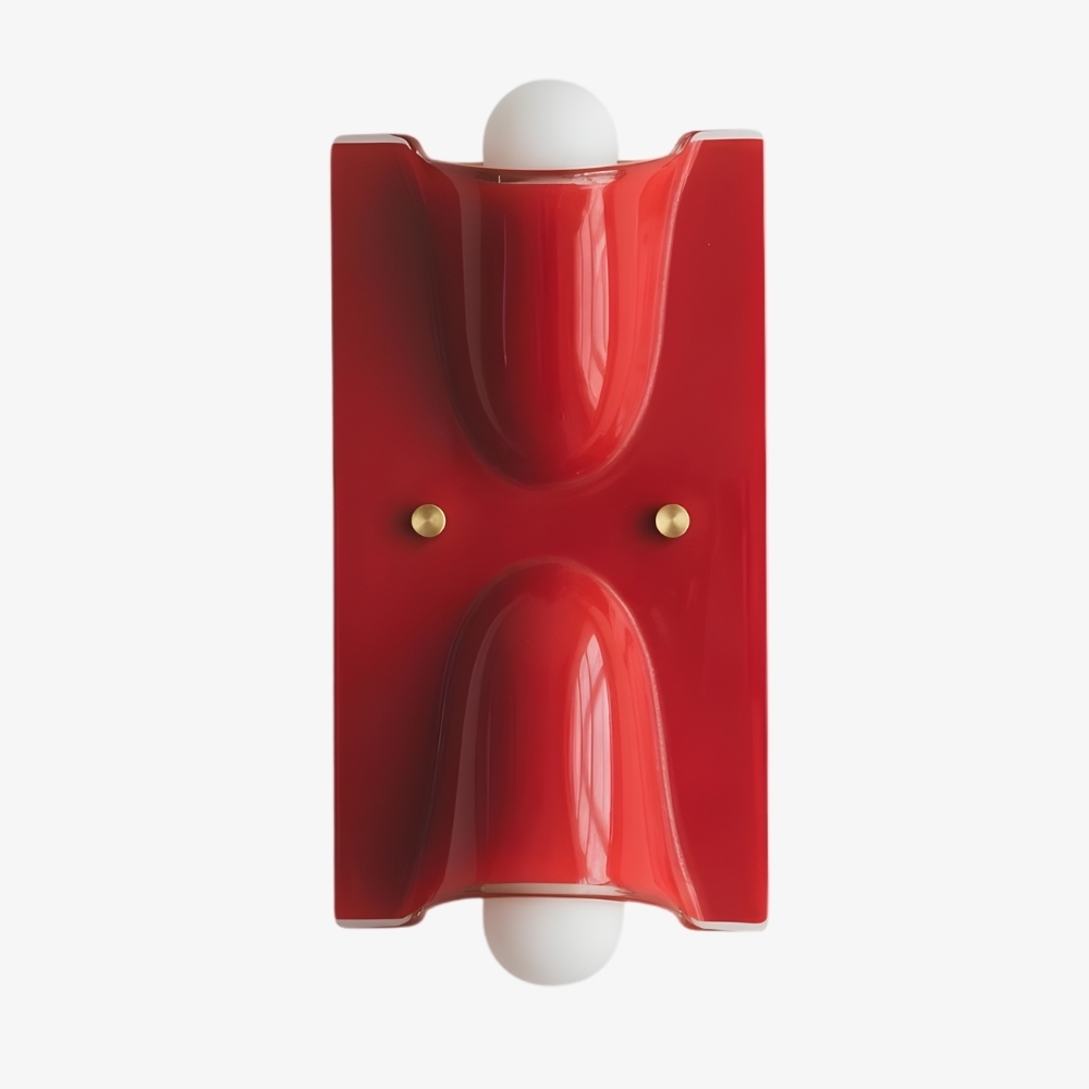 Colorful Curved Wall Sconce - Decorative Lighting for Living Room and Entryway K2342