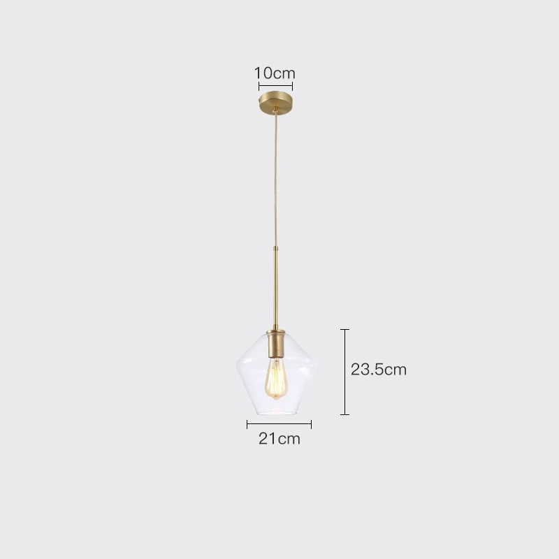 Modern Simple Glass Pendant