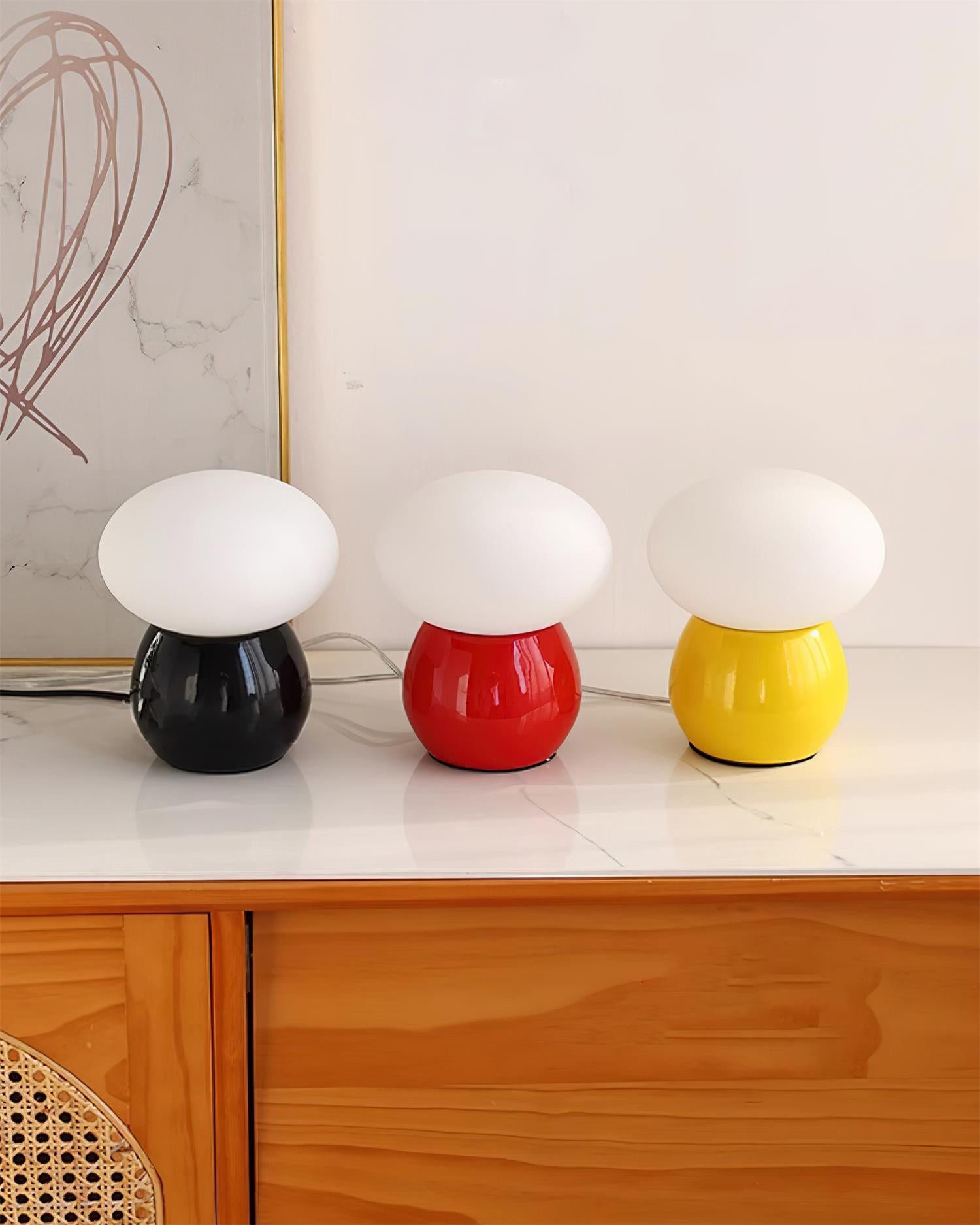 Modern Cream Style Mushroom Table Lamp K684