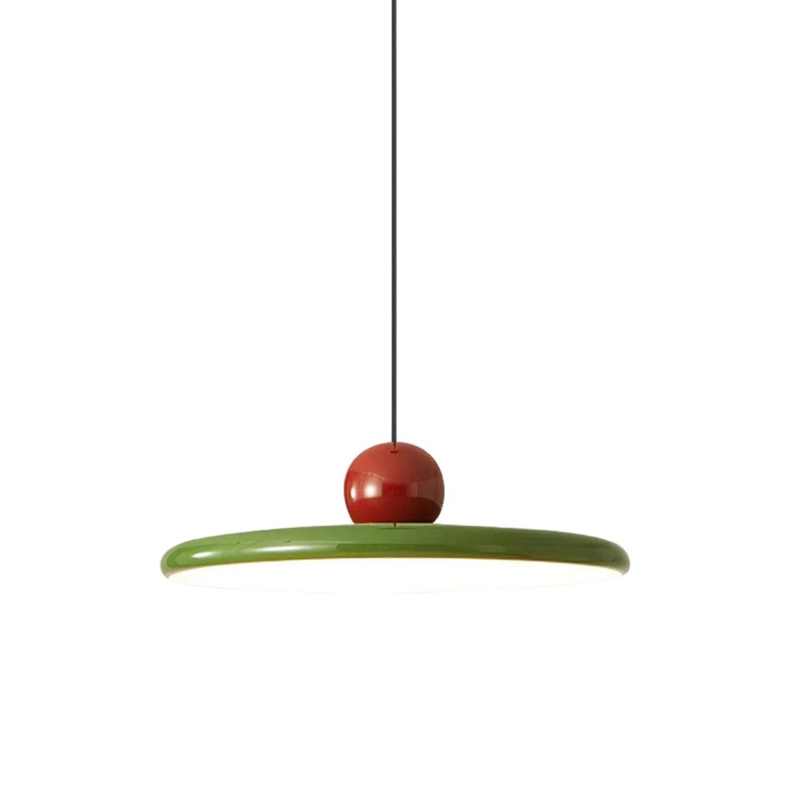 Minimalist Cream Style Flying Disc Pendant Lamp K790