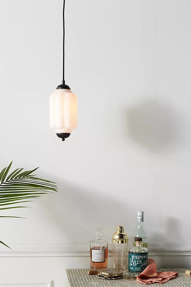 Eloise Simple Glass Irregular Lantern Pendant Lamp K836