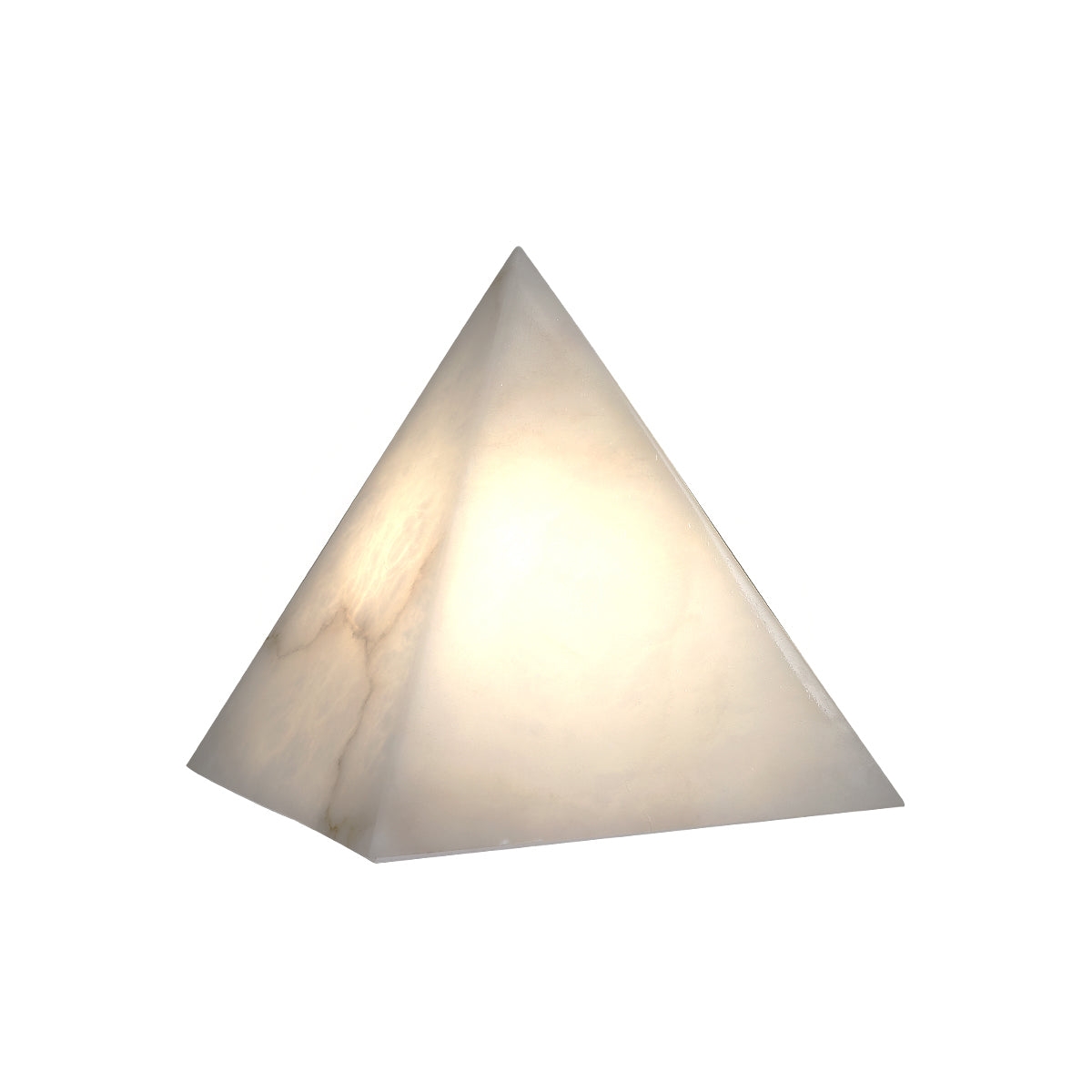 Alabaster Pyramid Table Lamp D428