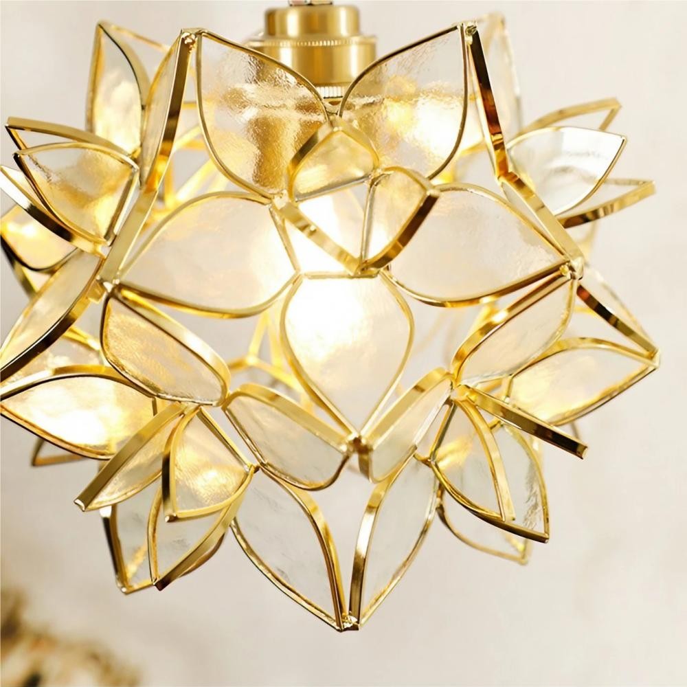 Decorative Hand Blown Flower Glass Pendant Light K29