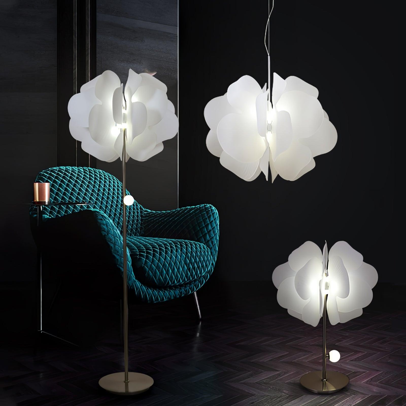 Modern Plastic Flower Design Pendant Lamp K539