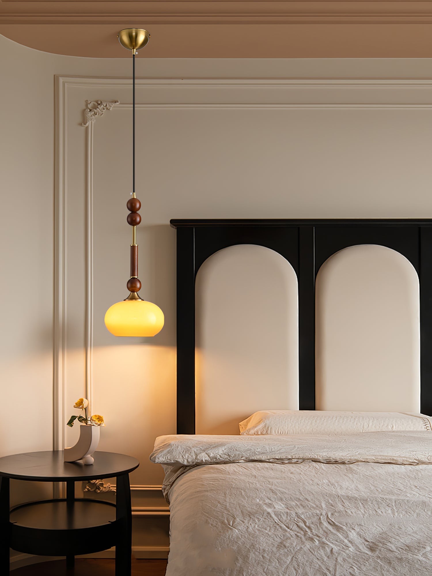 Retro Solid Wood Series Pendant Lamp K637