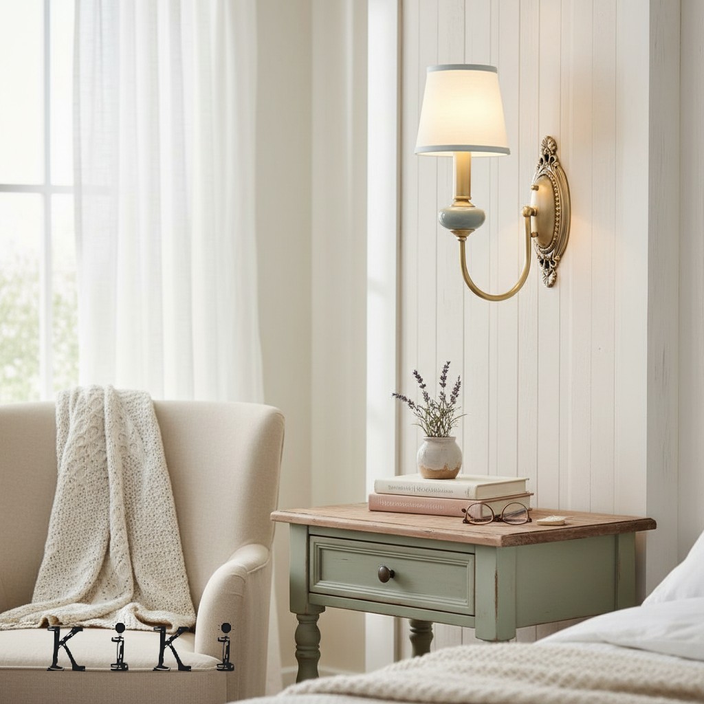Rowanea Curved Fabric Shade Wall Light – Soft Ambient Light for Any Interior K1129
