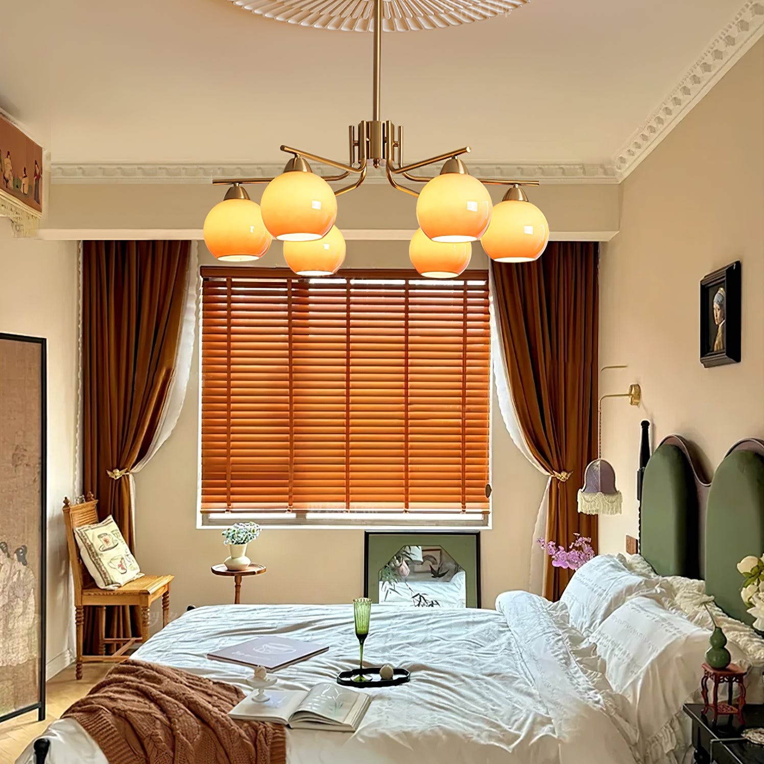 Creative Caramel Spherical Pendant Lamp K293