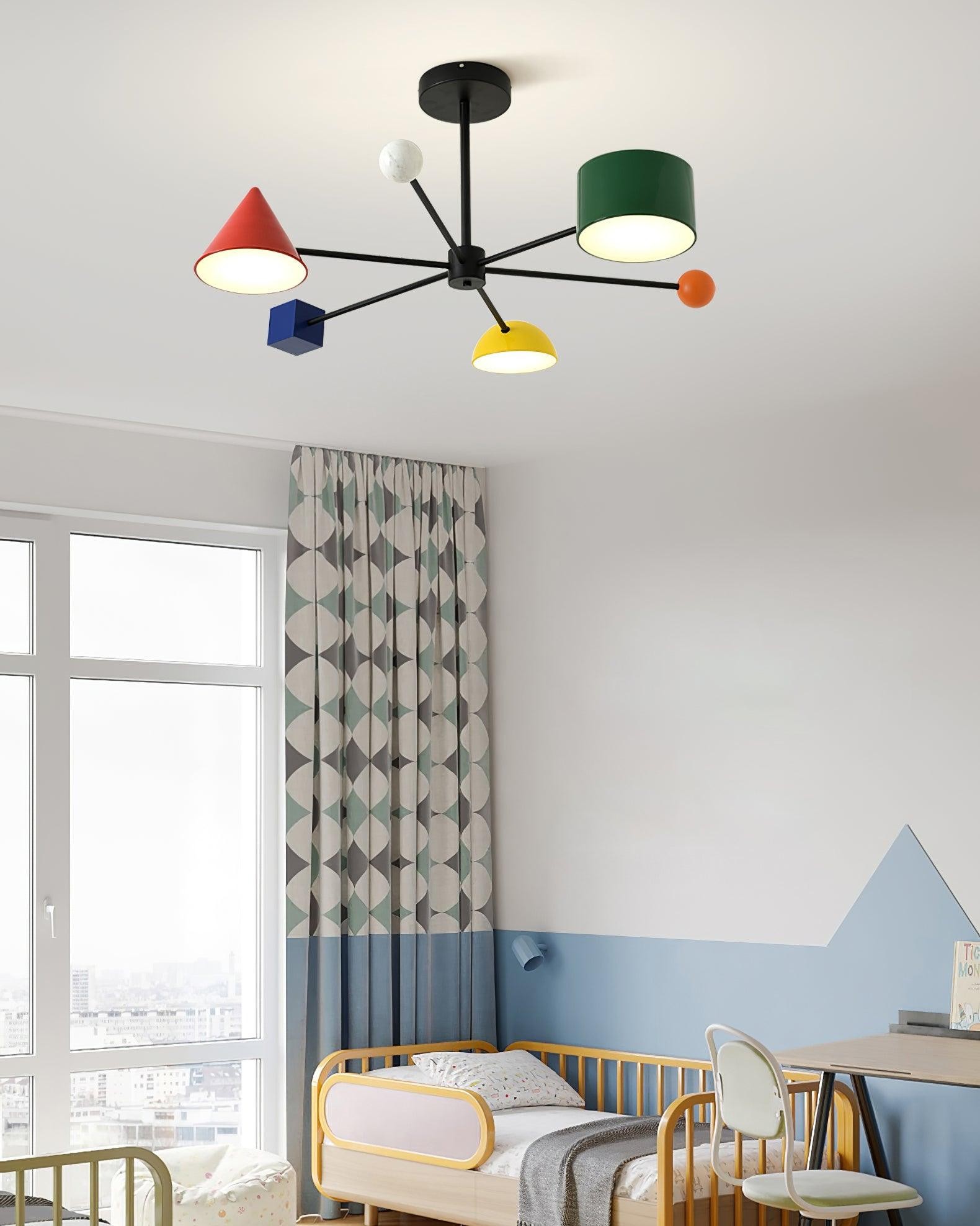 Geometric Colorful Ceiling Light K401