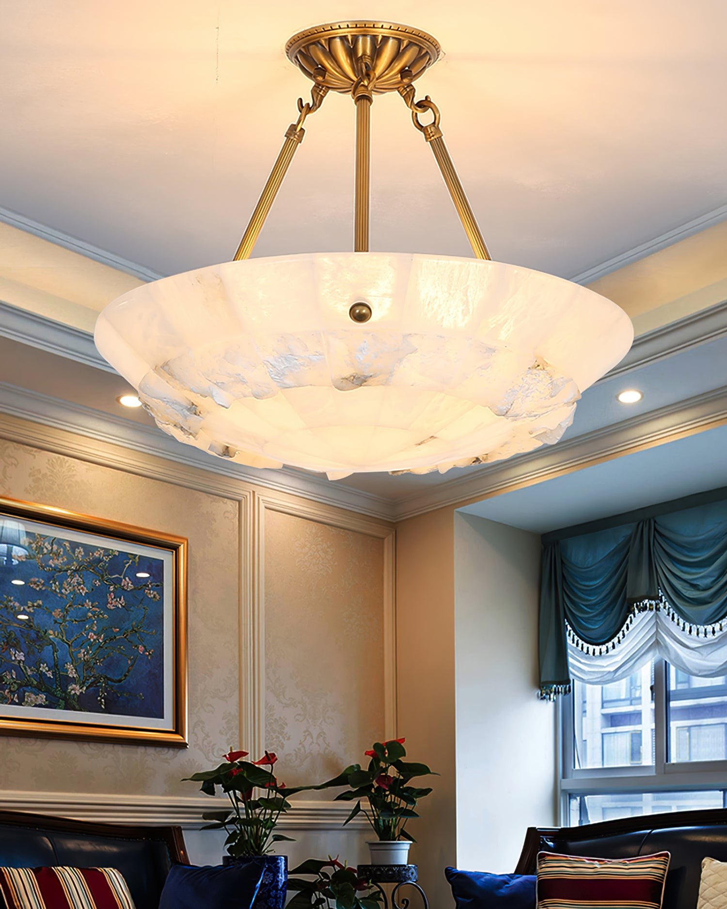 Bowl Alabaster Pendant Lamp K980