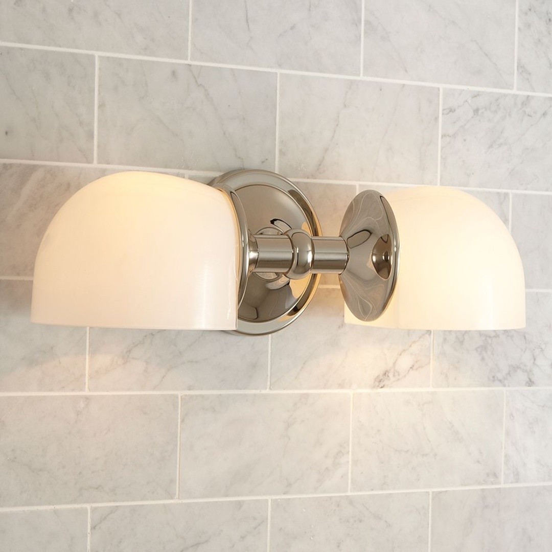 Modern Mercer Double Horizontal Metal Wall Sconce K1219
