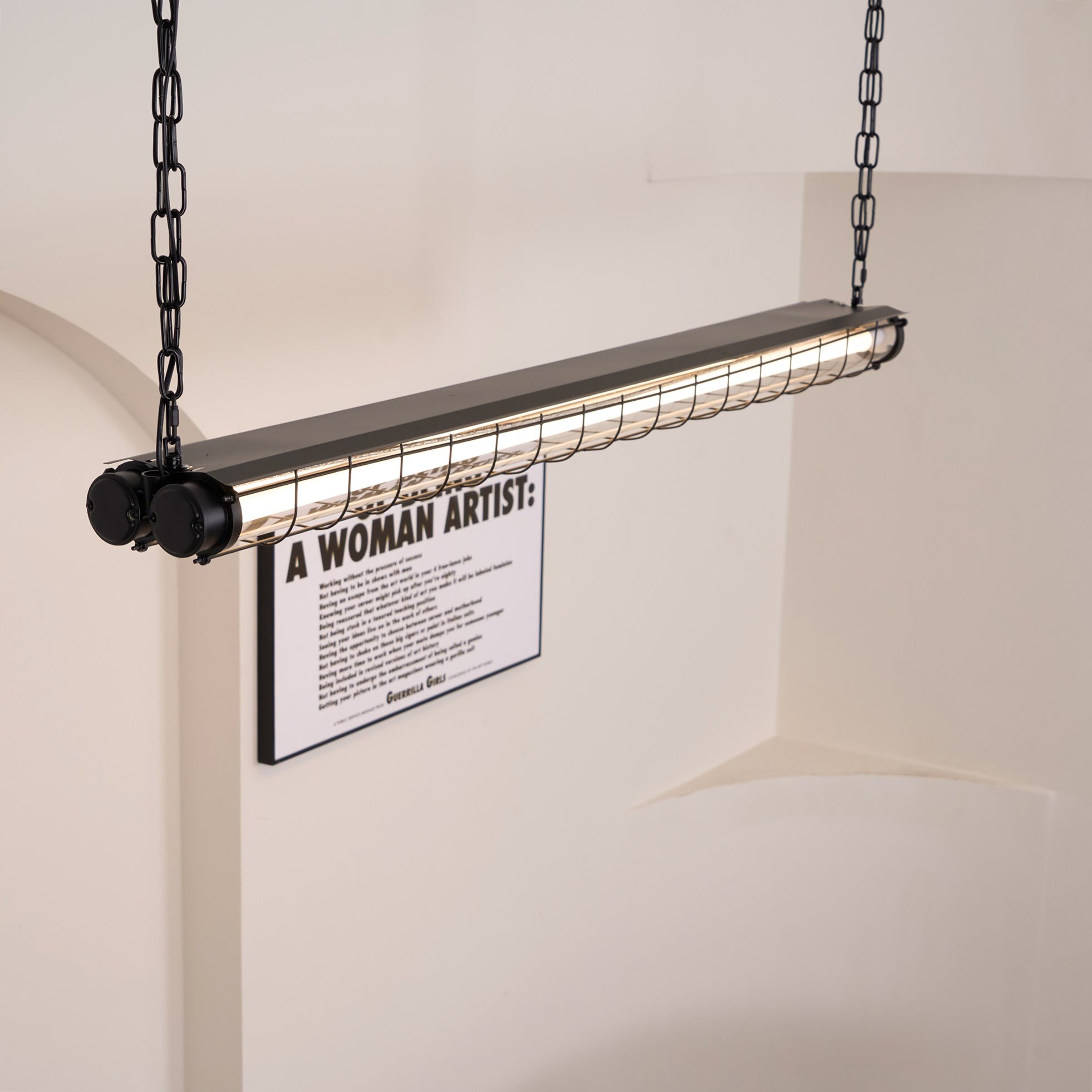Industrial Linear Cage Chandelier K903