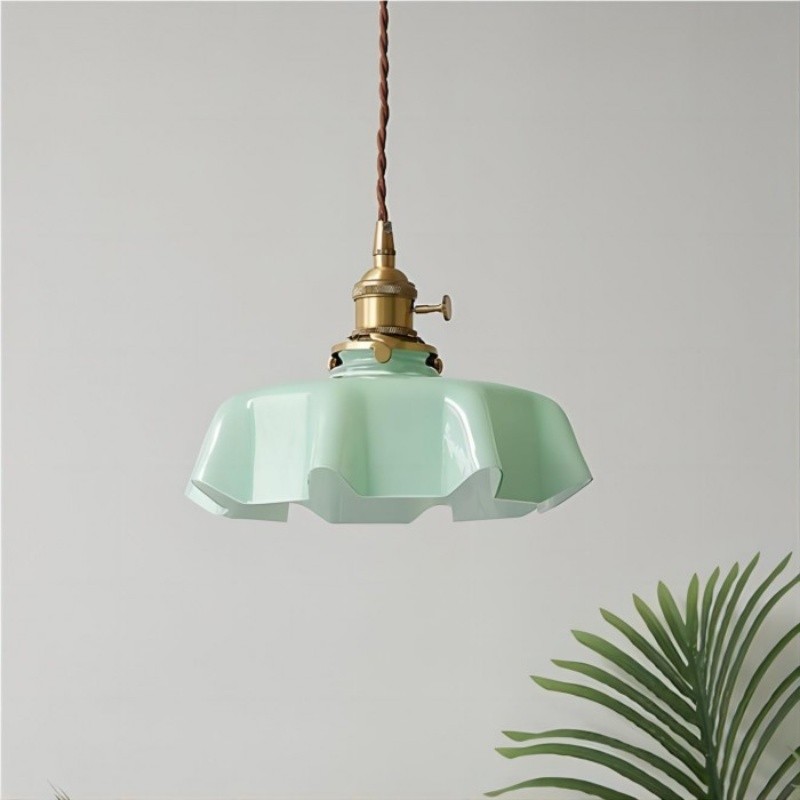 Retro Draped Flower Pendant Lamp K133
