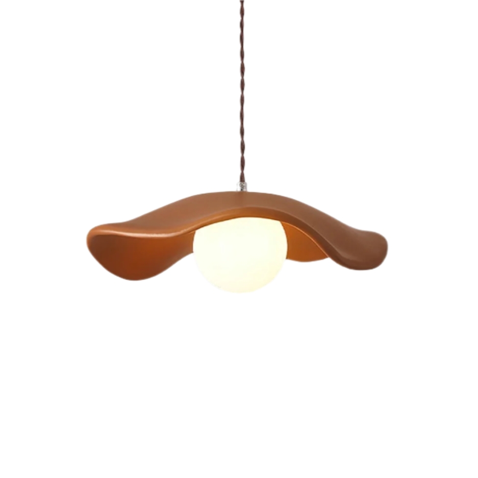 Yumi Sculptural Resin Elegance Minimalist Pendant Light D945