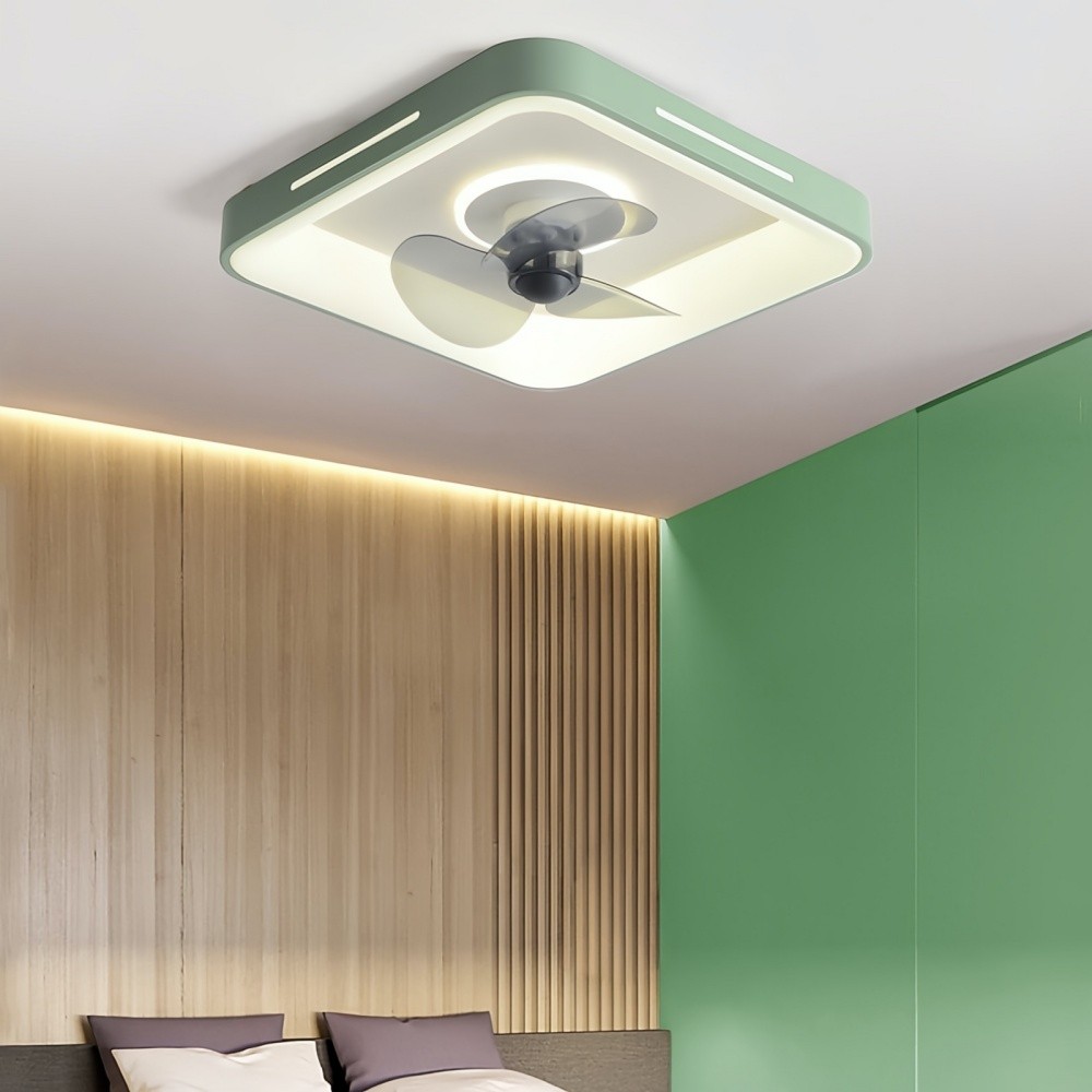 Modern Round Led Slient Ceiling Fan Light K951